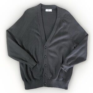 ARITZIA TNA Blue/Grey Oversized Cardigan, V-Neck Knit Sweater Size 1 (SM-M)